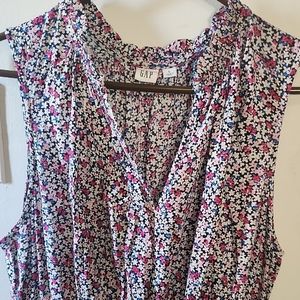 GAP Women's Floral Sleeveless Top - Multicolor